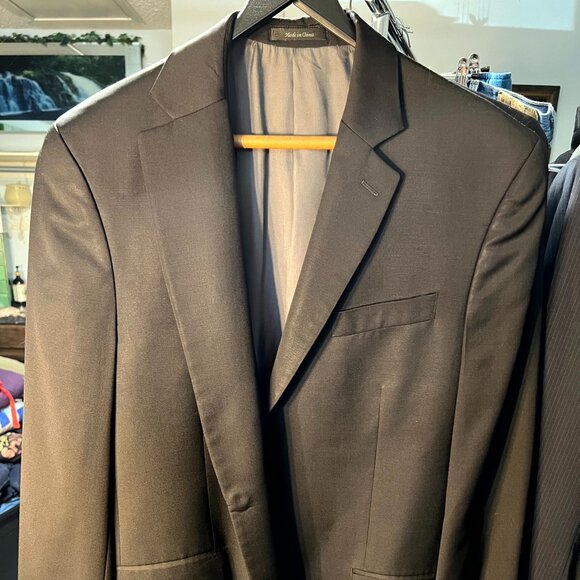 Michael Kors Black 100% Wool Single-Breasted Suit Jacket SZ 42R - Picture 1 of 7